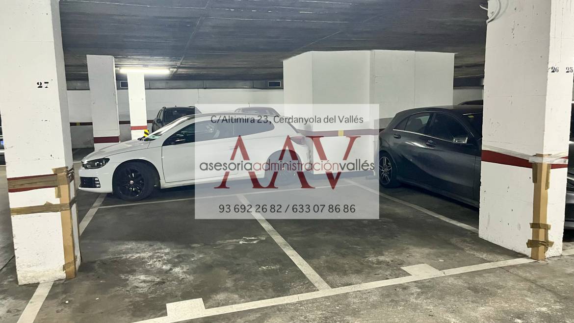 Plazas de aparcamiento en venta