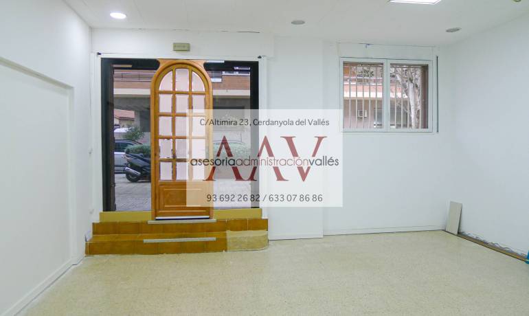 Local en alquiler en el centro de Cerdanyola del Vallés